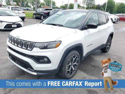 Bright White Clearcoat 2025 Jeep Compass Limited