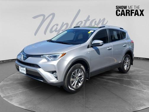 Silver Sky Metallic 2018 Toyota RAV4 Hybrid XLE