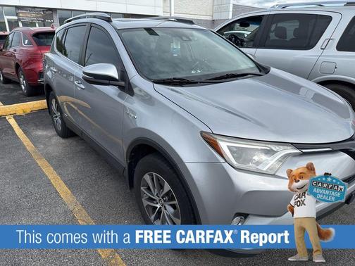 Silver Sky Metallic 2018 Toyota RAV4 Hybrid XLE