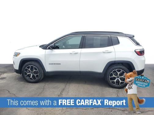 Bright White Clearcoat 2025 Jeep Compass Limited