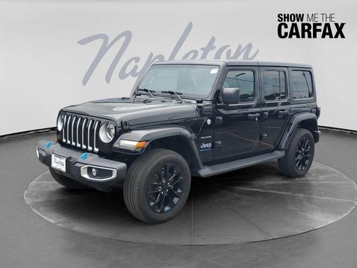 Black Clearcoat 2023 Jeep Wrangler 4xe Sahara