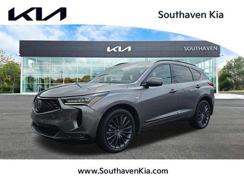 Carbon Metallic 2022 Acura RDX A-Spec Advance Package