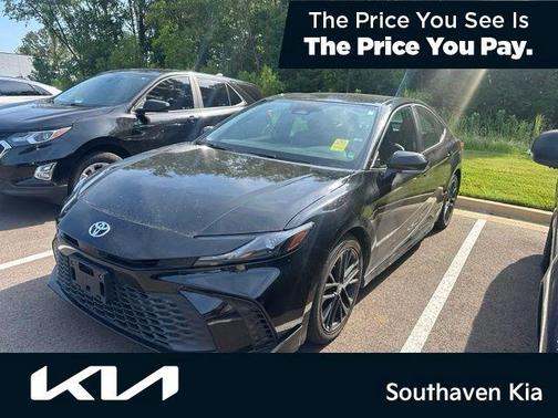 Midnight Black Metallic 2025 Toyota Camry SE
