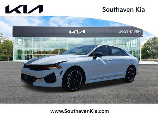 Glacial White Pearl 2024 Kia K5 GT-Line