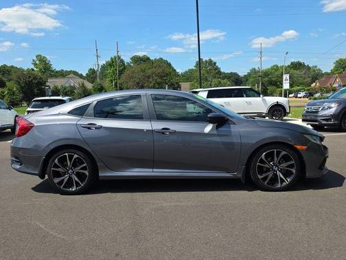 Gray 2021 Honda Civic Sport