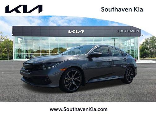 Gray 2021 Honda Civic Sport