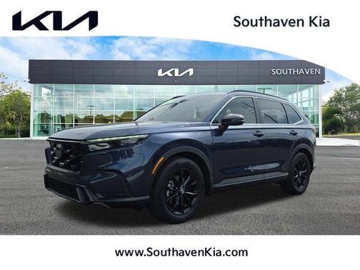 Blue 2024 Honda CR-V Hybrid Sport-L