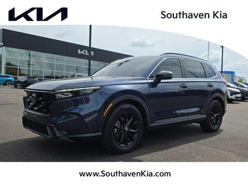 Blue 2024 Honda CR-V Hybrid Sport-L