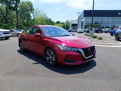 Scarlet Ember 2022 Nissan Sentra SV