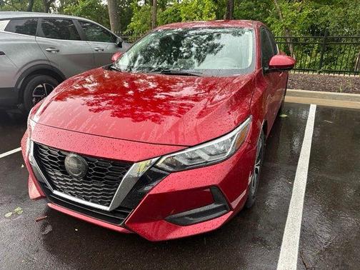 Scarlet Ember 2022 Nissan Sentra SV