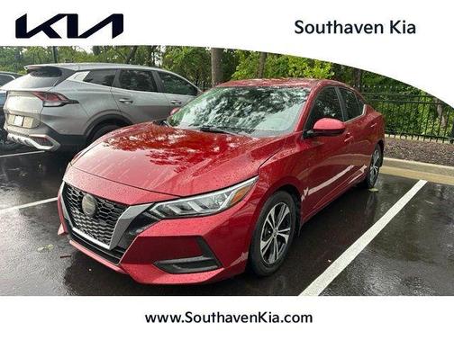 Scarlet Ember 2022 Nissan Sentra SV
