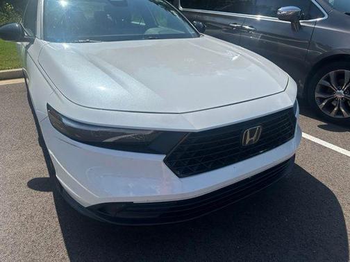 Platinum White 2024 Honda Accord Hybrid Sport