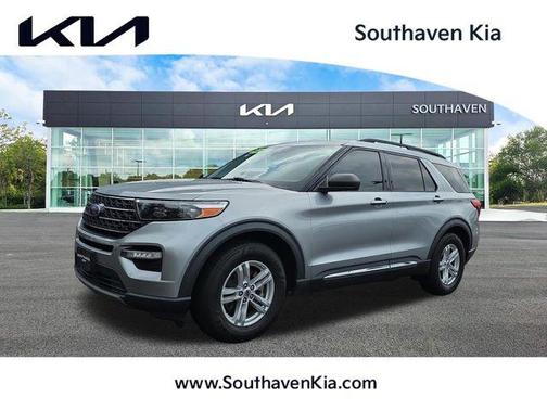 Silver Metallic 2021 Ford Explorer XLT
