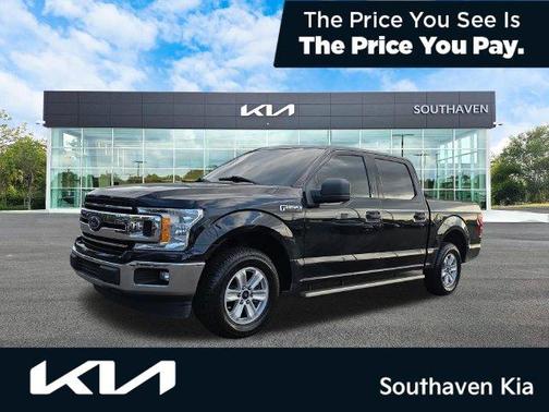 Shadow Black 2018 Ford F-150 XLT