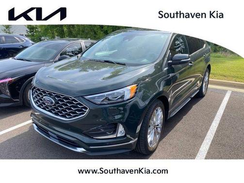 Green Metallic 2024 Ford Edge Titanium