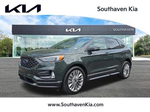 Green Metallic 2024 Ford Edge Titanium