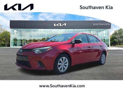 Barcelona Red Metallic 2016 Toyota Corolla LE