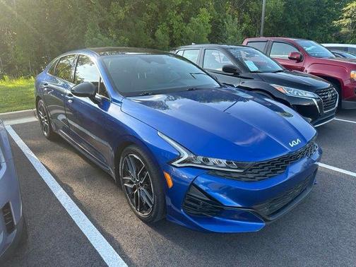Sapphire Blue 2022 Kia K5 GT