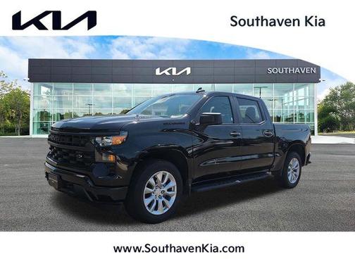 Black 2023 Chevrolet Silverado 1500 Custom