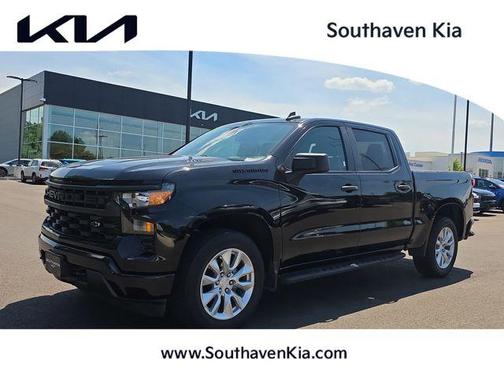 Black 2023 Chevrolet Silverado 1500 Custom