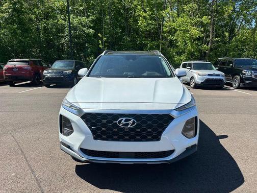 Quartz White 2019 Hyundai SANTA FE 2.0T Ultimate