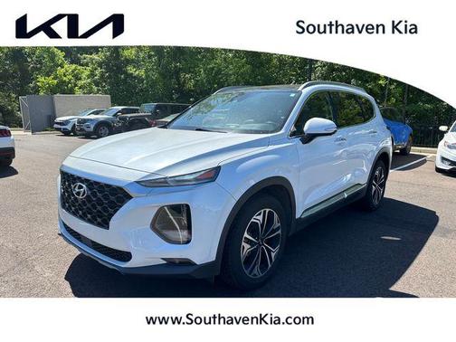 Quartz White 2019 Hyundai SANTA FE 2.0T Ultimate