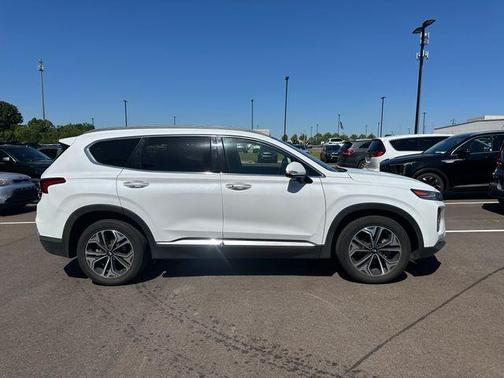 Quartz White 2019 Hyundai SANTA FE 2.0T Ultimate