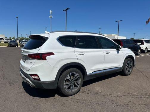 Quartz White 2019 Hyundai SANTA FE 2.0T Ultimate