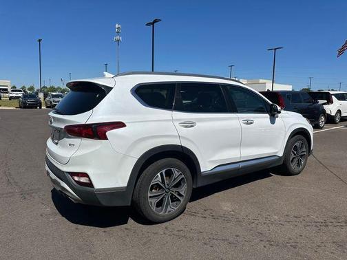 Quartz White 2019 Hyundai SANTA FE 2.0T Ultimate