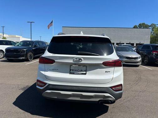 Quartz White 2019 Hyundai SANTA FE 2.0T Ultimate