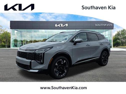 Wolf Gray 2026 Kia Sportage Hybrid SX-Prestige