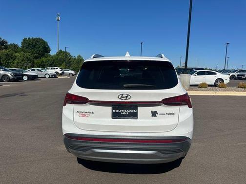 Quartz White 2022 Hyundai SANTA FE HEV Limited