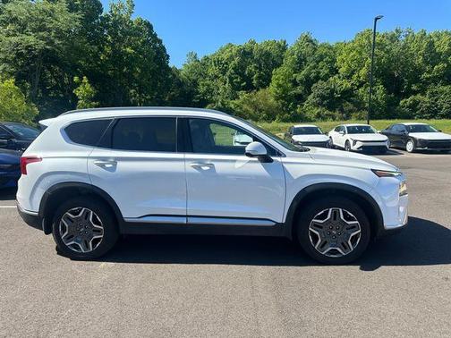 Quartz White 2022 Hyundai SANTA FE HEV Limited