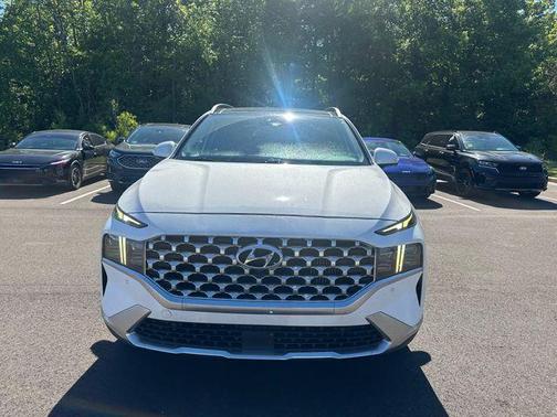 Quartz White 2022 Hyundai SANTA FE HEV Limited
