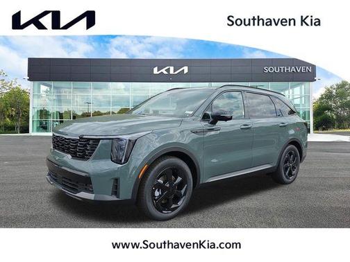 Green 2026 Kia Sorento Hybrid X-LINE SX PRESTIGE