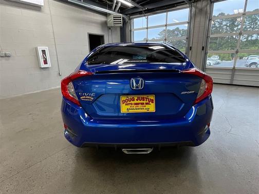 Aegean Blue Metallic 2019 Honda Civic Sport
