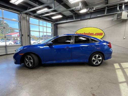 Blue 2019 Honda Civic LX