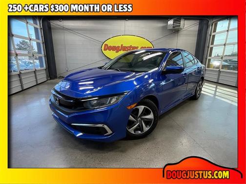Blue 2019 Honda Civic LX