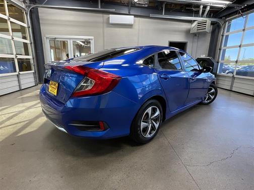 Blue 2019 Honda Civic LX
