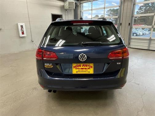 Blue 2016 Volkswagen Golf SportWagen TSI S 4-Door
