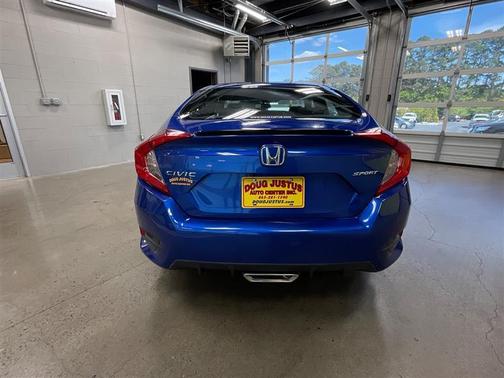 Aegean Blue Metallic 2019 Honda Civic Sport