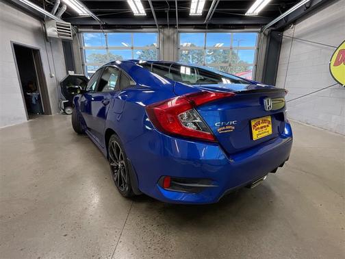 Aegean Blue Metallic 2019 Honda Civic Sport