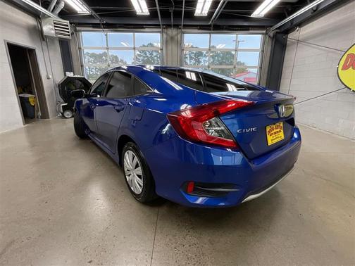 Blue 2021 Honda Civic LX