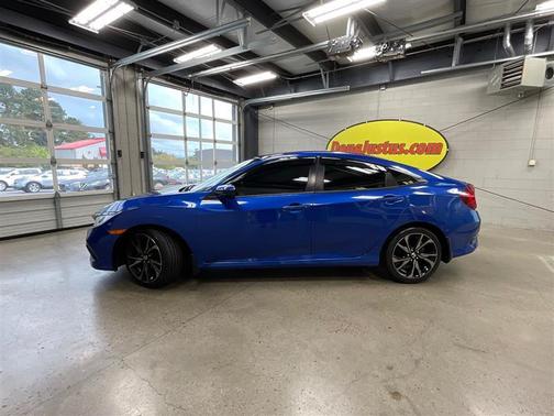 Aegean Blue Metallic 2021 Honda Civic Sport
