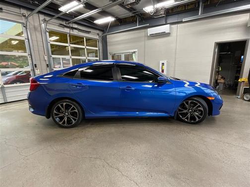Aegean Blue Metallic 2021 Honda Civic Sport