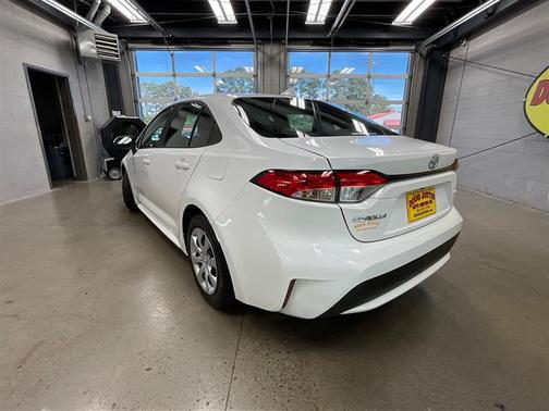 White 2022 Toyota Corolla LE