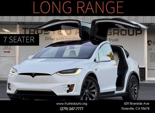 Pearl White Multi-Coat 2018 Tesla Model X 100D