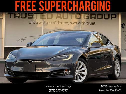 Grey 2016 Tesla Model S 75D