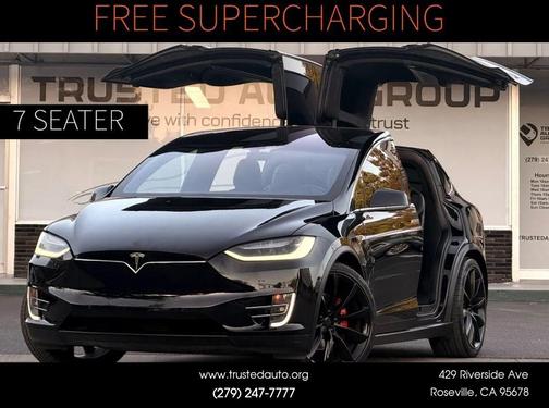 Black 2016 Tesla Model X 90D