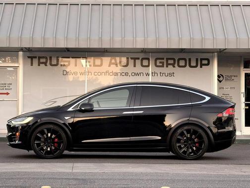 Black 2016 Tesla Model X 90D